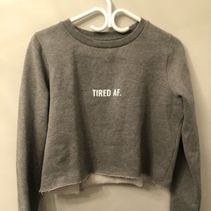 State of Grace comfy crop sweater